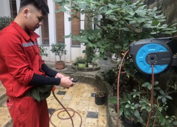 Bảo dưỡng và vệ sinh biệt thự tại Khu Vườn Đào Tây Hồ